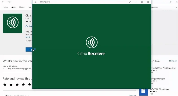 MEMPERBAIKI: Tidak dapat meluncurkan Penerima Citrix di Windows 10