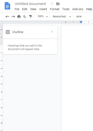 Bagaimana cara menambahkan kerangka dokumen di Google Documents