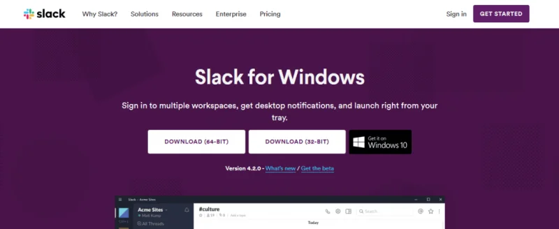 Réinstaller l'application Slack