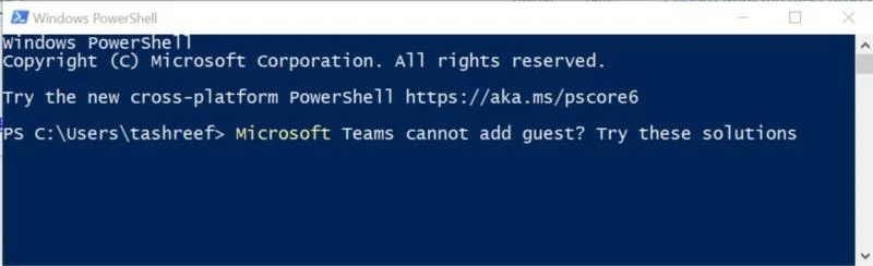 Microsoft Teams tidak dapat menambahkan tamu?  Coba solusi ini