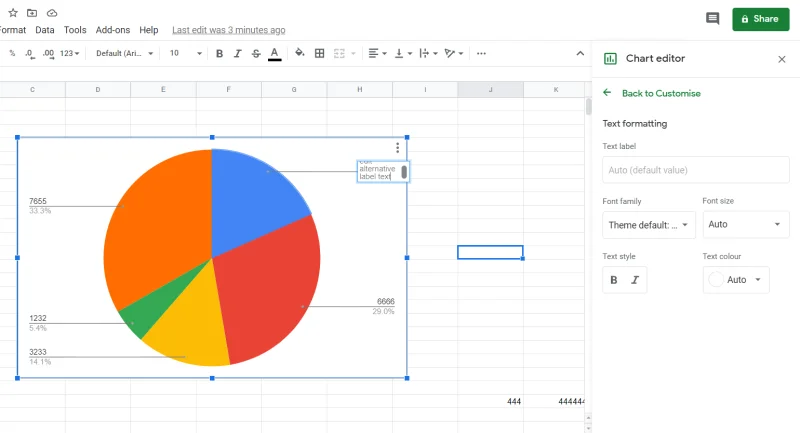 Cara menambahkan teks & label legenda di Google Sheets [Panduan lengkap]