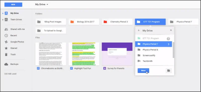 Como mover pastas no Google Drive [Guia completo]