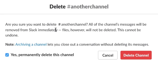Comment modifier, supprimer ou archiver une chaîne Slack • Guides Slack