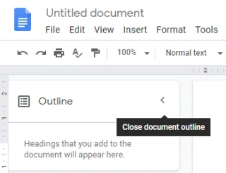 Bagaimana cara menambahkan kerangka dokumen di Google Documents