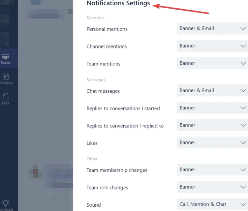 MEMPERBAIKI: Pemberitahuan Microsoft Teams tidak akan hilang