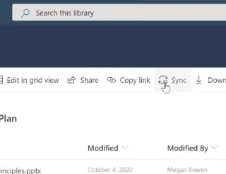 Cara menyinkronkan SharePoint ke OneDrive secara otomatis
