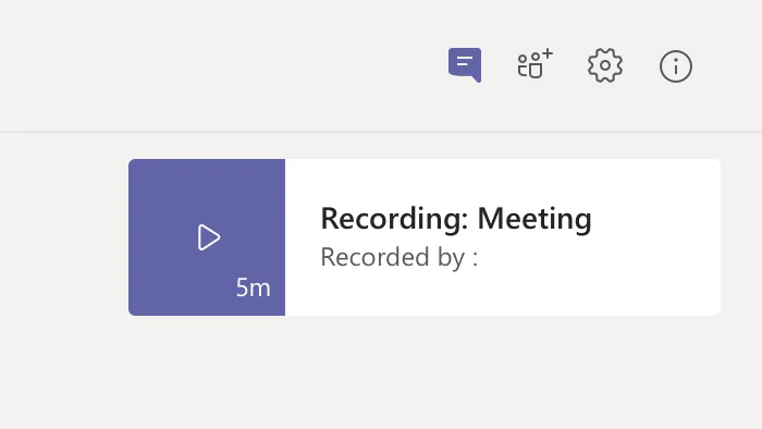 Comment lire un enregistrement Microsoft Teams