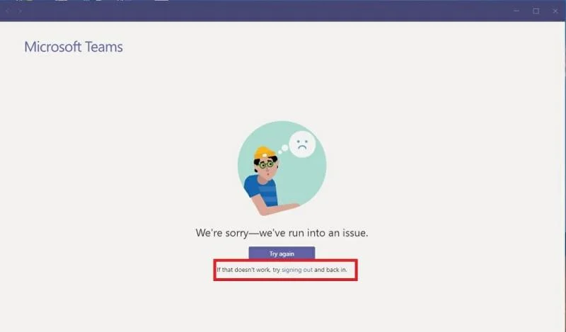 Déconnexion de Microsoft Teams