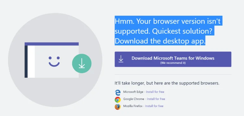 Aplicación móvil de Microsoft Teams