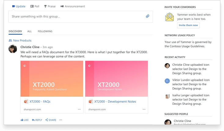 Aplikasi Yammer untuk Windows 10, 8 meningkatkan kolaborasi karyawan