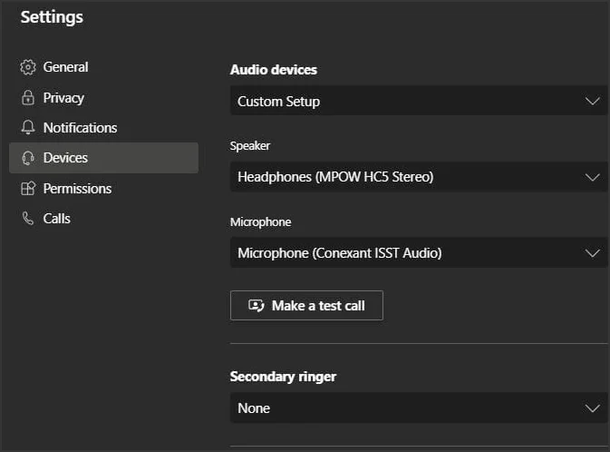Perbaiki: Headset Bluetooth tidak berfungsi dengan Microsoft Teams