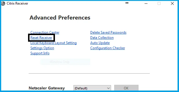 MEMPERBAIKI: Tidak dapat meluncurkan Penerima Citrix di Windows 10