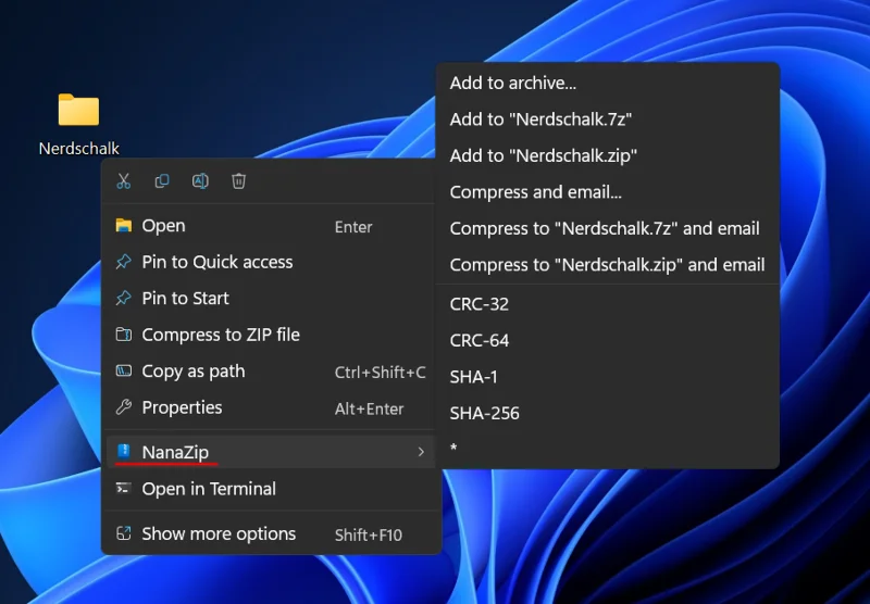 Windows 11에서 7-Zip을 사용하는 방법