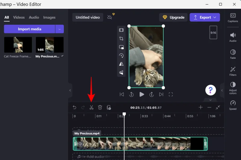 Clipchamp에서 프레임을 고정하는 방법: 단계별 가이드