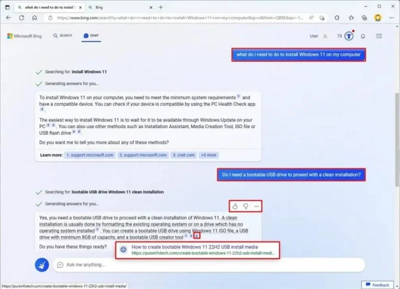 วิธีใช้ Bing AI ใหม่กับ ChatGPT