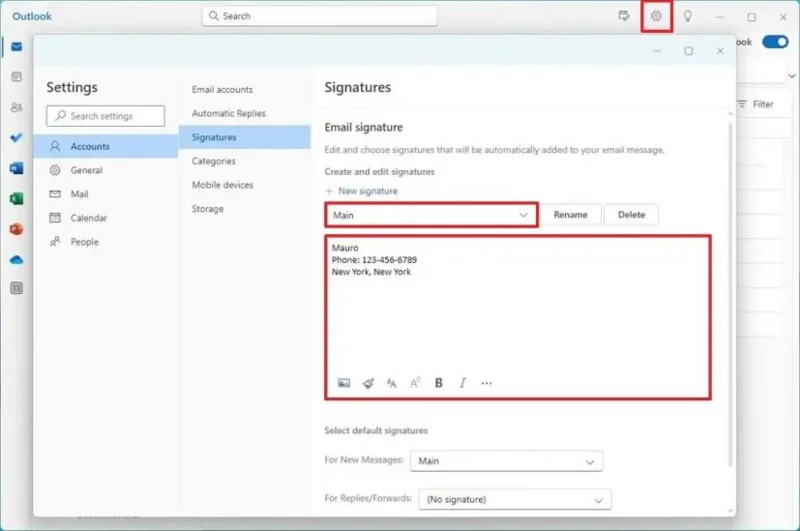 วิธีสร้างลายเซ็นอีเมลในแอป Outlook ใหม่สำหรับ Windows 11