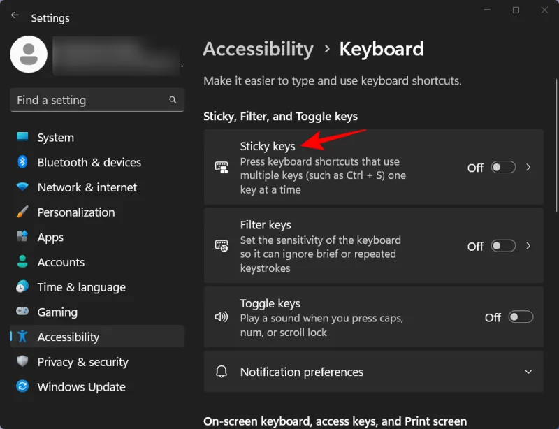 วิธีปิดการใช้งาน Sticky Keys อย่างถาวรบน Windows 11 [2023]