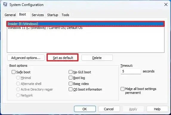 วิธีเปลี่ยนลำดับการบูต UEFI (BIOS) บน Windows 11
