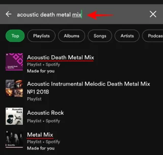PC나 휴대폰의 Spotify에서 틈새 믹스를 찾는 방법