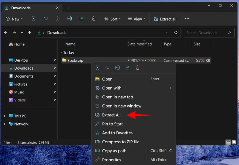 วิธีแยกไฟล์ใน Windows 11 [AIO] [2023]