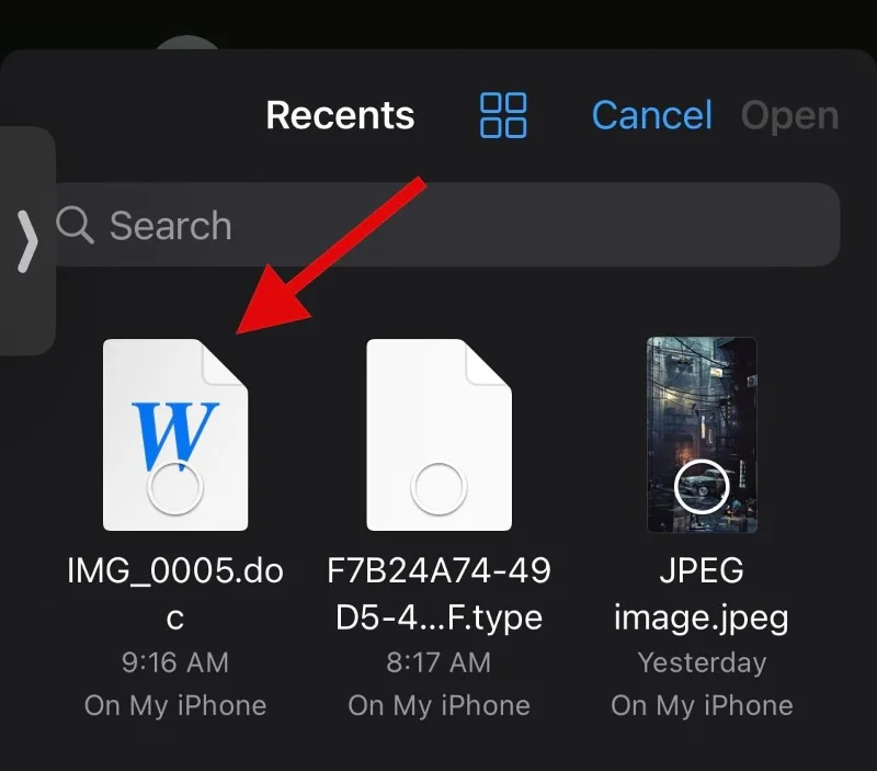 iPhone 또는 Android의 Whatsapp에서 사진을 문서로 보내는 방법