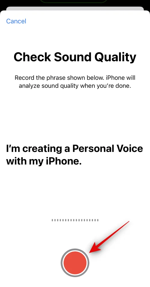 iOS 17を搭載したiPhoneでパーソナルボイスを設定して使用する方法