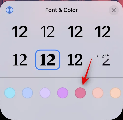 iOS 16에서 iPhone의 시계 글꼴을 변경하는 방법