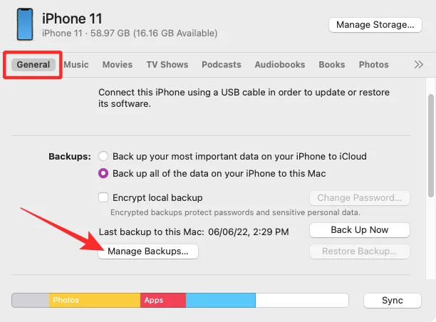 iPhone 백업을 외장 HDD에 복사하는 방법
