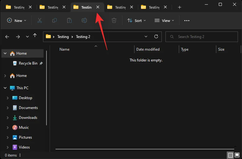Windows 11에서 파일 탐색기 탭을 사용하는 방법