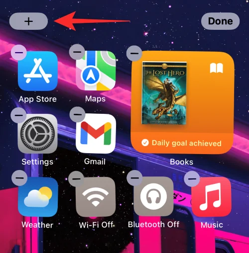 iOS 16의 iPhone에서 위젯을 관리하는 방법
