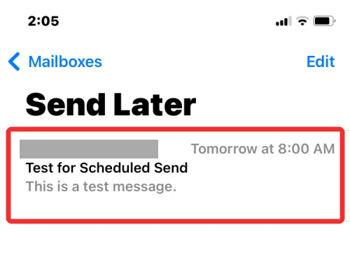 iOS 16의 Apple Mail에서 이메일을 예약하는 방법