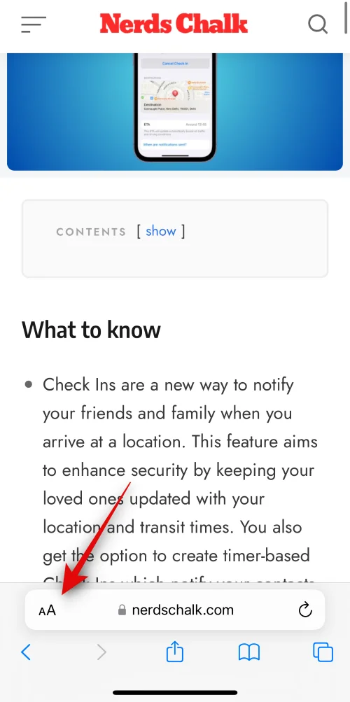 如何讓 Safari 在裝有 iOS 17 的 iPhone 上閱讀文本