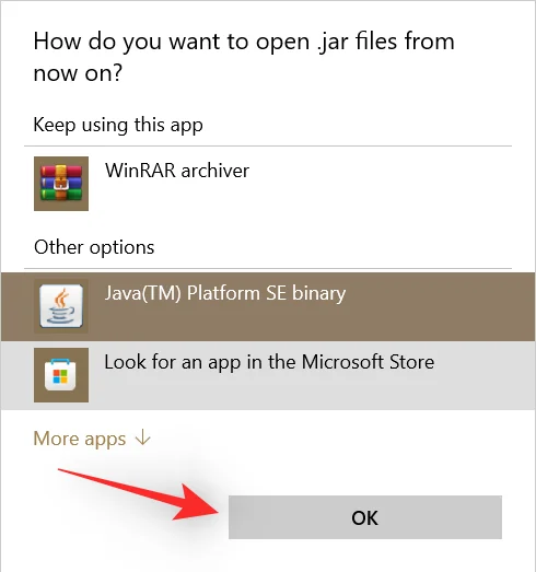 Windows 11 또는 10에서 JAR 파일을 실행하는 방법