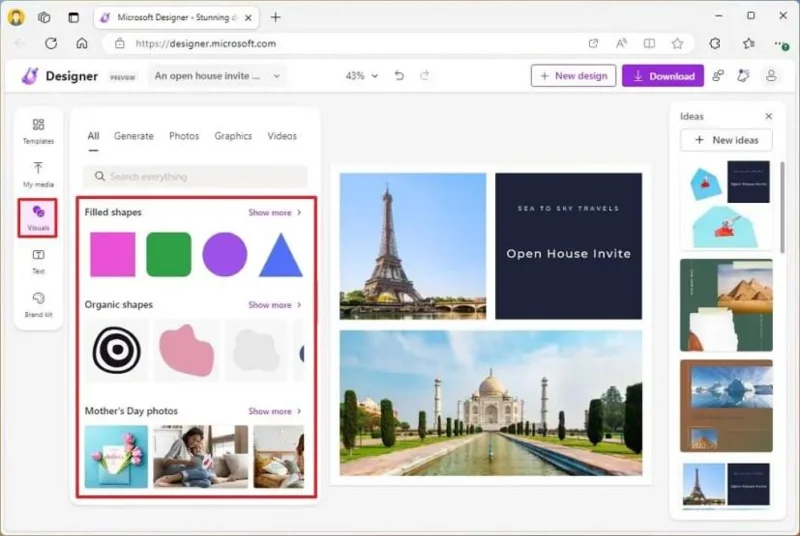 วิธีใช้ Microsoft Designer เพื่อสร้างกราฟิก