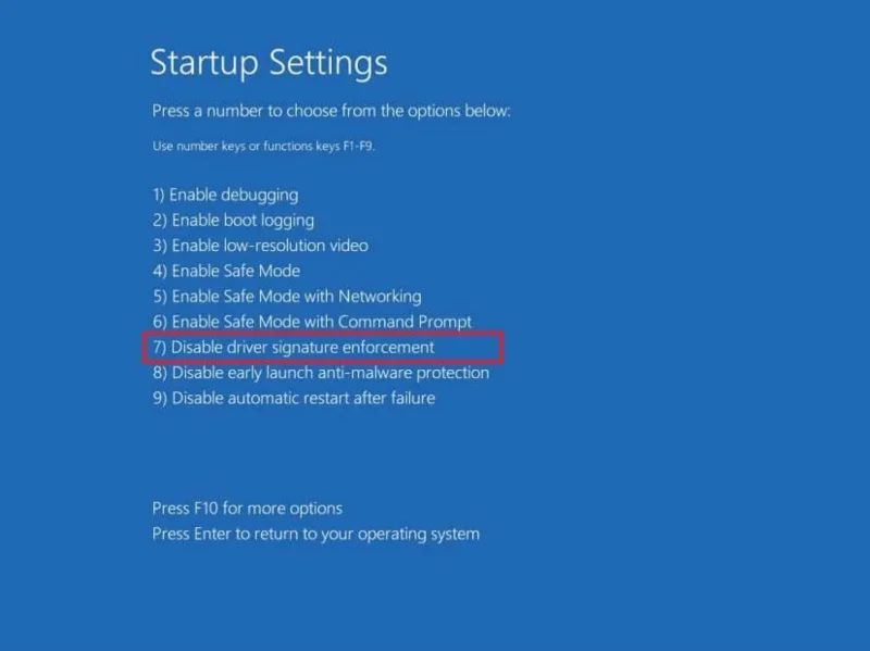 วิธีปิดการใช้งานการบังคับใช้ลายเซ็นไดรเวอร์ใน Windows 11