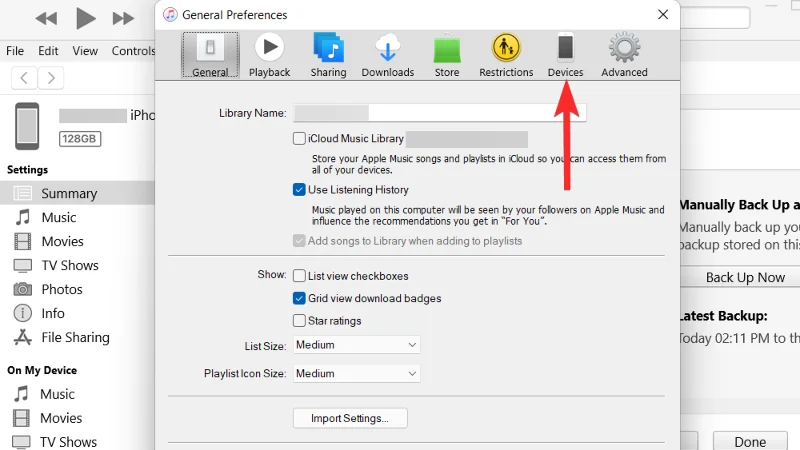 Windows 11에서 iTunes 백업을 삭제하는 방법