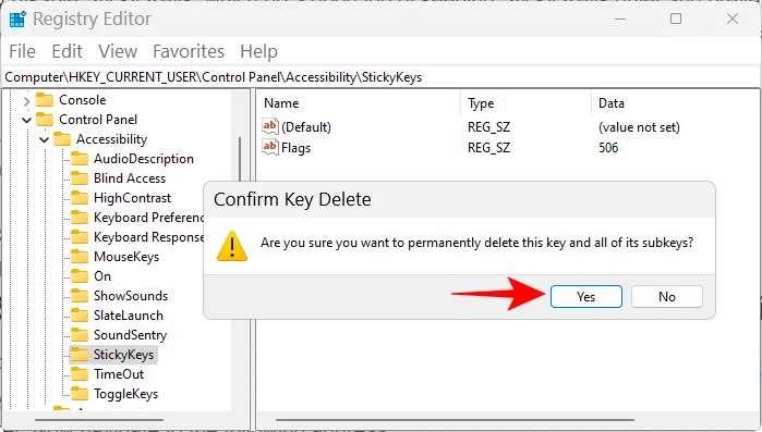 วิธีปิดการใช้งาน Sticky Keys อย่างถาวรบน Windows 11 [2023]
