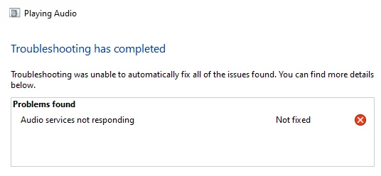 18 วิธีในการแก้ไขปัญหาบริการเสียงไม่ตอบสนองใน Windows 11