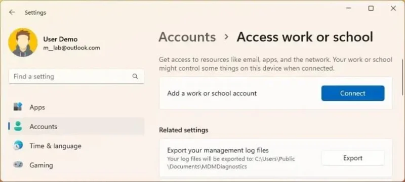 วิธีลบบัญชีอีเมลที่ทำงานหรือโรงเรียนใน Windows 11