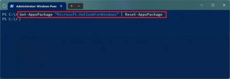 วิธีรีเซ็ตแอป Outlook ใหม่ (ไม่ทำงาน) บน Windows 11