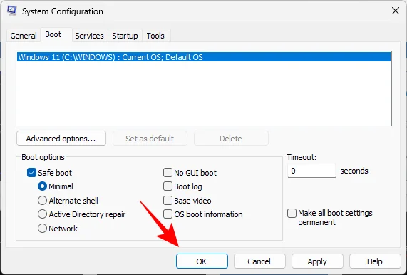 Windows 11에서 안전 모드로 부팅하는 방법