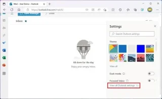 วิธีตรวจสอบการใช้พื้นที่เก็บข้อมูลกล่องจดหมาย Outlook