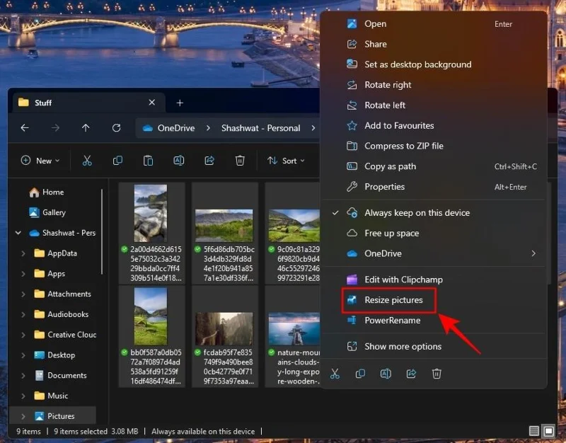 วิธีปรับขนาดรูปภาพเป็นกลุ่มด้วย PowerToys บน Windows