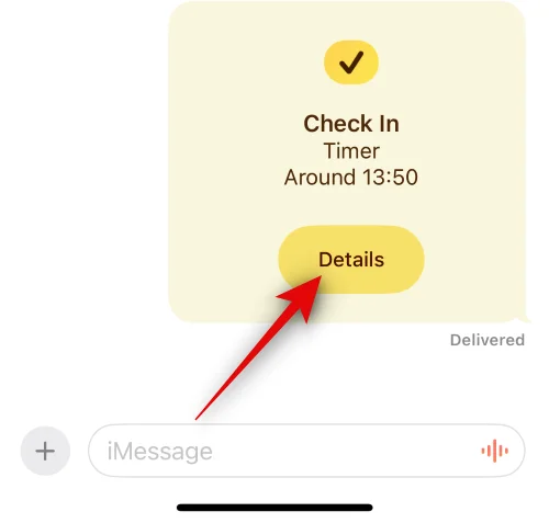 iOS 17에서 메시지 체크인을 사용하는 방법
