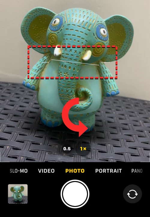 Comment ajouter un indicateur de niveau dans l'appareil photo sur iOS 17