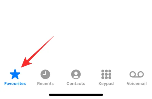 iPhone의 즐겨찾기에서 누군가를 제거하는 방법