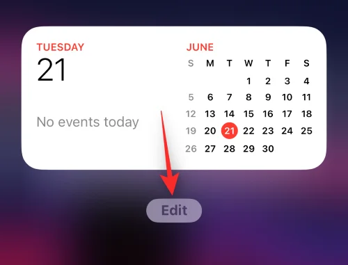 iOS 16의 iPhone에서 위젯을 관리하는 방법