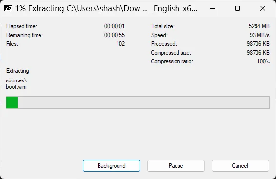 Windows 11에서 7-Zip을 사용하는 방법