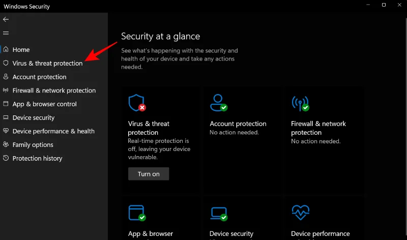 วิธีเปิดใช้งาน Windows Defender ใน Windows 11