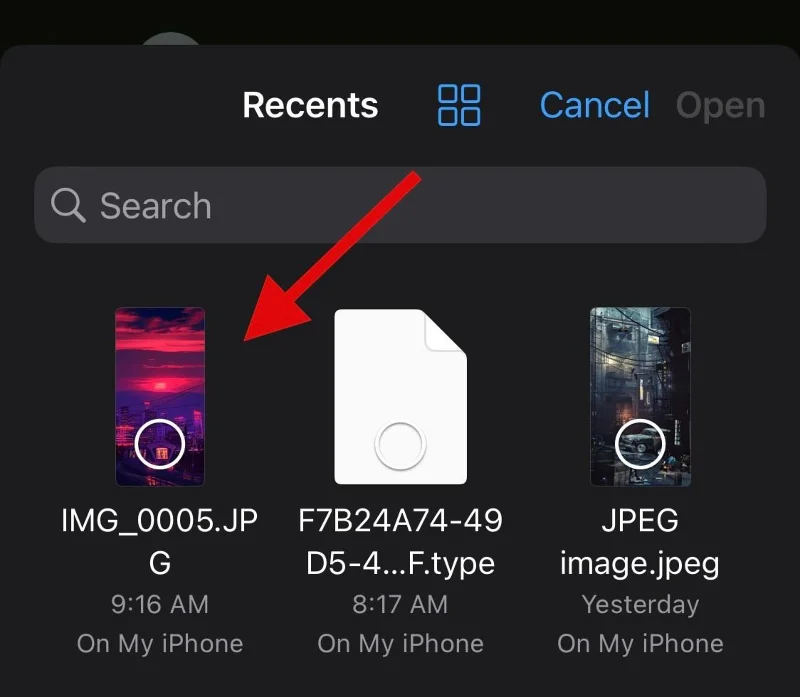 iPhone 또는 Android의 Whatsapp에서 사진을 문서로 보내는 방법